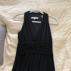 Evan Picone Black Empire Waist Dress